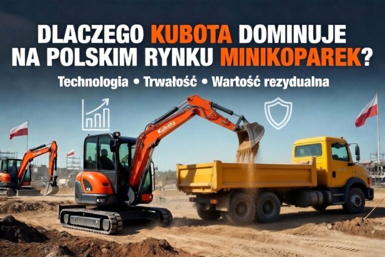 Dlaczego Kubota dominuje na polskim rynku minikoparek