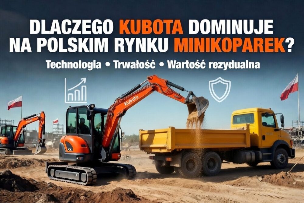 Dlaczego Kubota dominuje na polskim rynku minikoparek